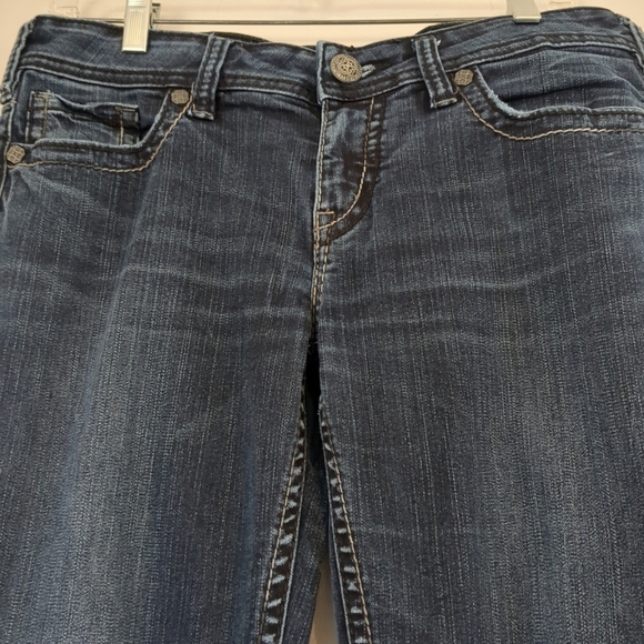 Silver Jeans Women's 32x30 Aiko Baby Boot Denim Casual - Picture 4 of 12